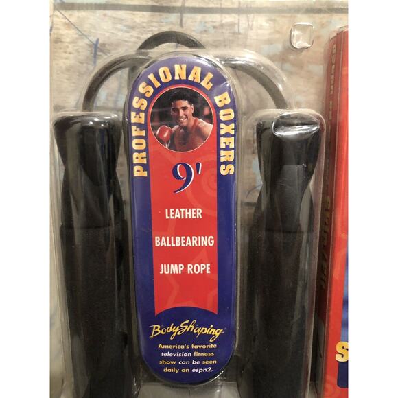 Vintage Vhs Autographed By Oscar De La Hoya New Skip Fit Video Set Leather - Picture 4 of 7